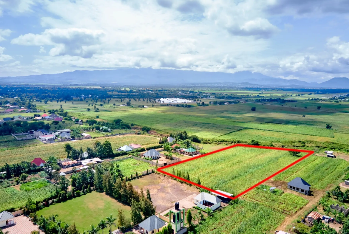 5 acre plot for sale at Mateves -Arusha. Near Arusha Airport and AFCON Stadium
